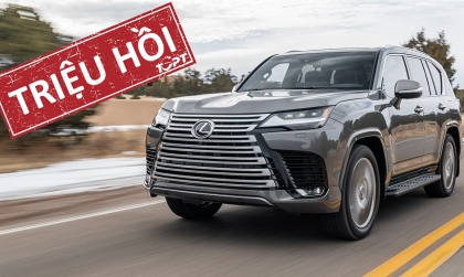 Đến lượt Lexus Việt Nam triệu hồi 343 chiếc LX600 vì lỗi điều khiển hộp số